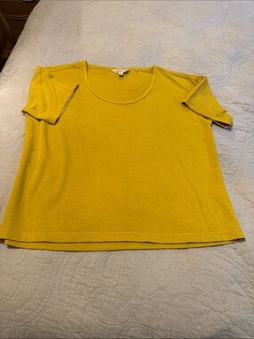 Toad&Co Sunny Yellow Boxy Short Sleeve Tee